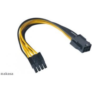 Akasa AK-CB051 redukce PCIe na ATX12V 15cm