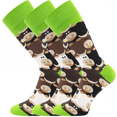 Lonka Veselé ponožky Twidor kravičky 3 pack – Zboží Mobilmania