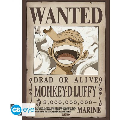 ONE PIECE - Poster Chibi 52x38 - Wanted Luffy Wano, GBYDCO622 – Zboží Dáma