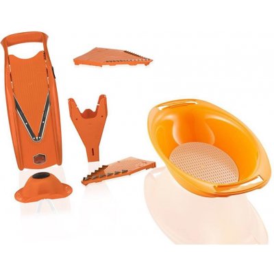 Börner V-kráječ Original V5 PowerLine Starter Set s Miskou Barva: Oranžová – Zboží Dáma