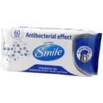Smile ubrousky vlhčené s antibakteriální efektem 60 ks – Hledejceny.cz