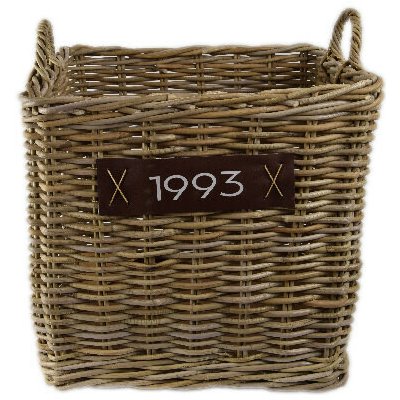 Ego Dekor Indonesian Ratan Koš na dřevo na kolečkách 52 x 55 x 50 cm – Zbozi.Blesk.cz