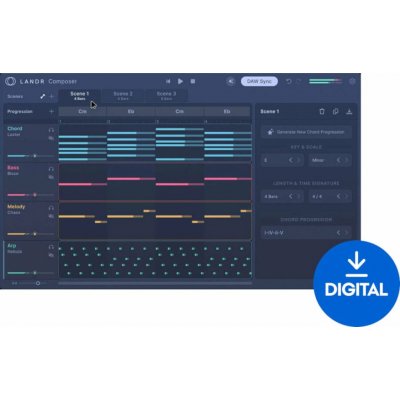 LANDR Composer (Digitální produkt) – Zboží Živě