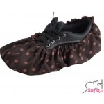 Návleky na boty 19-24 hnědý puntík na hnědé – Zboží Dáma