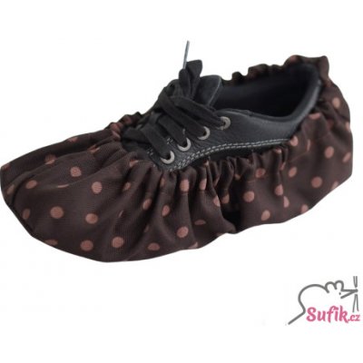 Návleky na boty 19-24 hnědý puntík na hnědé – Zboží Dáma