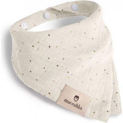 Maceshka slintáček Nature jednoduchý se zlatým puntíkem Ecru zlatý puntík – Hledejceny.cz