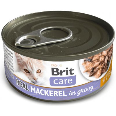 Brit Care Cat Real Mackerel in gravy 80 g – Hledejceny.cz
