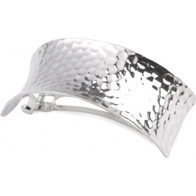 Francouzská spona do vlasů Varianta: 1 stříbrná, Balení: 1 ks – Zboží Mobilmania