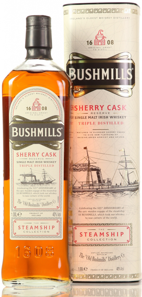 Bushmills Sherry Cask The Steamship Collection 40% 1 l (tuba)