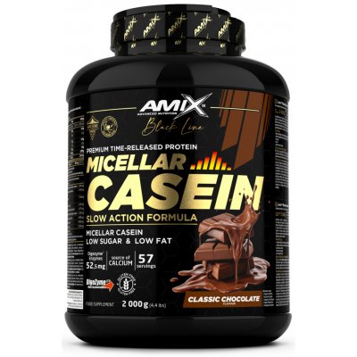 Amix Black Line Micellar Casein 2000 g – Hledejceny.cz