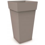 Gardino Květináč MELROSE QUADRATE 30 x 30 x 41 cm béžový – Zboží Dáma