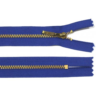 WICO Kovový zip no.3 nerozepínací 22cm královsky modrý (zlaté zoubky) – Hledejceny.cz