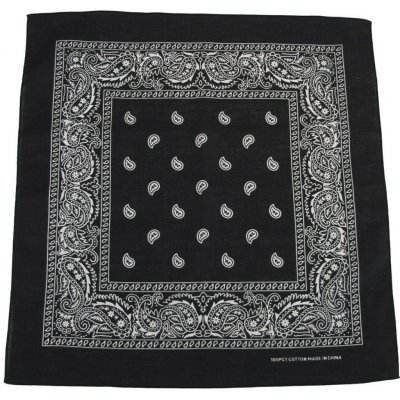 Bandana šátek černý – Zbozi.Blesk.cz