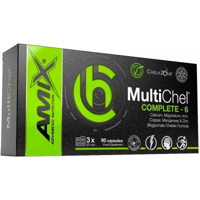 Amix ChelaZone MultiChel Complete 6 90 kapslí – Hledejceny.cz