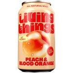 Living Things Soda broskev a pomeranč 330 ml – Hledejceny.cz