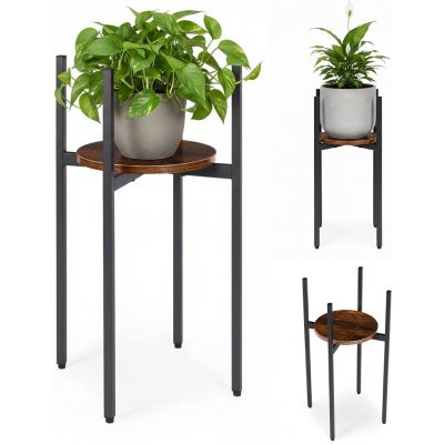 MODERNHOME Stojan na květiny THEO 61,5 x 30 cm černý/hnědý – Hledejceny.cz