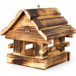 BerryHome Krmítko pro ptáčky horalské opalované 22 × 18 × 19 cm – Hledejceny.cz