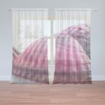 Sablio Záclony Mušličky: 2ks 150x250cm – Hledejceny.cz