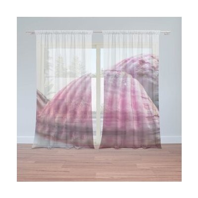 Sablio Záclony Mušličky: 2ks 150x250cm – Hledejceny.cz