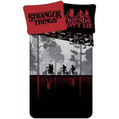 Jerry Fabrics Povlečení Stranger Things Upside Down 140x200 70x90 – Zbozi.Blesk.cz