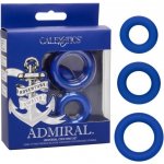 CalExotics Admiral Cock Ring Set, sada 3 ks elastických kroužků na penis – Sleviste.cz