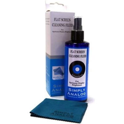 Simply Analog FLAT SCREEN CLEANING FLUID 200ml: Čisticí sada – Zboží Živě