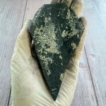 Nefertitis Šungit s pyritem surový 30 NF58022 - cca 12 x 7,3 cm, 222 g – Sleviste.cz