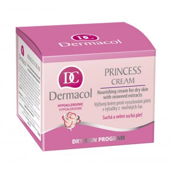 Dermacol Princess Cream výživný krém proti vysušování pleti s výtažky z mořských řas 50 ml