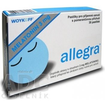 Woykoff Melatonin allegra 3 mg 30 pastilek