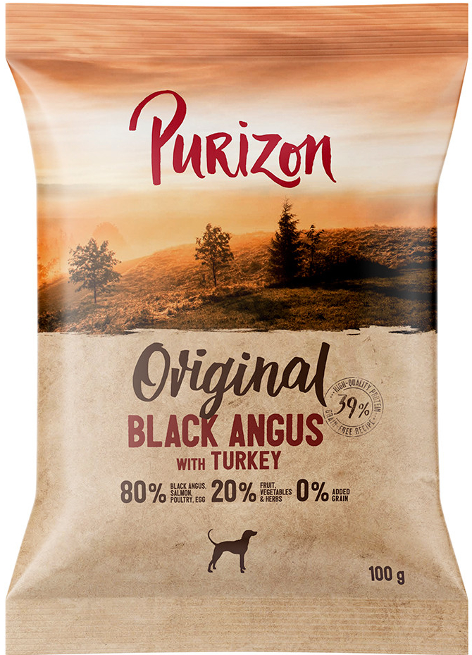 Purizon Adult 80:20:0 Black Angus hovězí s krocanem bez obilovin 0,1 kg