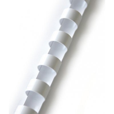 Fellowes Hřbet, plastový, bílý, 14 mm, 81-100 listů, 100ks – Hledejceny.cz