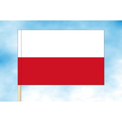 LIBEA, s.r.o. Vlajka Polska Rozměr: 20×30 cm, Uchycení: Návlek na žerď – Hledejceny.cz