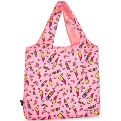 Bagmaster Skládací nákupní taška na zip SHOPPING BAG 22 G PINK – Zbozi.Blesk.cz