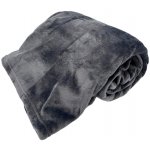 Home Elements Mikroflanel deka 220 GSM Tmavě šedá 150x200 – Zboží Mobilmania