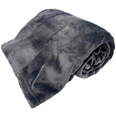 Home Elements Mikroflanel deka 220 GSM Tmavě šedá 150x200 – Zboží Mobilmania