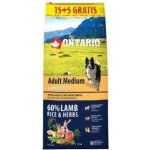 Ontario Adult Medium Lamb & Rice 20 kg – Sleviste.cz