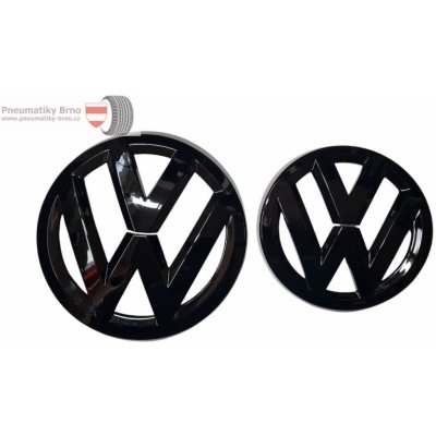 Krytka VW znaku/emblému Tiguan black sada 2ks | Zboží Auto