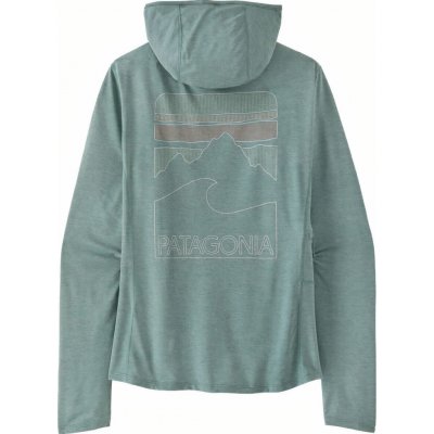 Patagonia Capilene Cool Sun Peak Visions nouveau green blue sage x-dye – Hledejceny.cz
