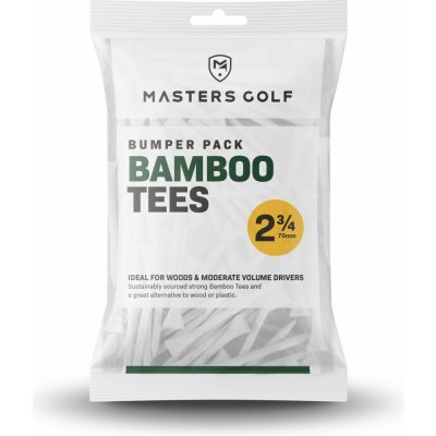 Masters Golf Bamboo Tees 2 3/4 Bumper Bag 110ks bílá – Sleviste.cz