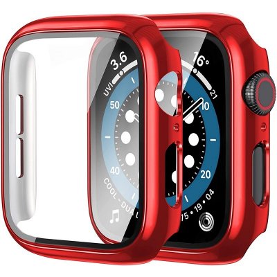 AW Lesklý case na Apple Watch Velikost sklíčka: 38mm, Barva: Červený IR-AWCASE068 – Zboží Mobilmania