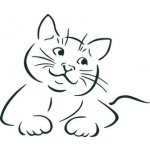 Artemiss Kočka obrys plastová šablona 357 B 14,5x14,5cm – Hledejceny.cz