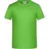 Dětské tričko James Nicholson dětské chlapecké tričko Basic Boy zelená limetková