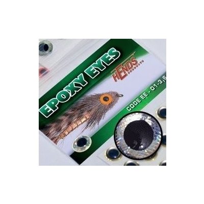 Hends Epoxidové Oči Epoxy Eyes Realistic Silver Holographic 5 mm – Hledejceny.cz