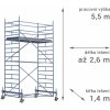 Lešení Lešení RUX MOBILO 1400 5,5 m 260 cm