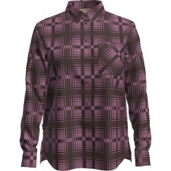 Iceabreaker W Mer 200 Dawnder LS Flannel Shirt Plaid BITTERSWEET/DECO/P