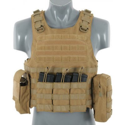 8FIELDS taktická vesta AAV FSBE v.2 TAN – Zboží Mobilmania