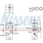 NISSENS Expanzní ventil, klimatizace 999450
