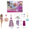 Adventní kalendář Mattel Barbie módní adventní kalendář 2023 HKB09