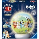 RAVENSBURGER 3D puzzle Svítící Bluey 72 ks – Zboží Dáma