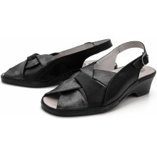 Dámská kožená obuv 4X/11254 černá APACHE černá